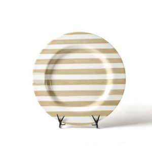Neutral Stripe Big Entertaining Platter