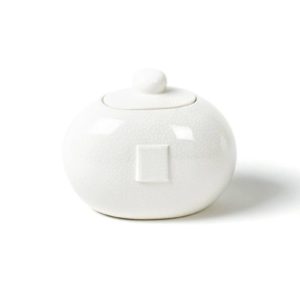 White Small Dot Mini Cookie Jar
