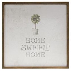 Framed Watercolor Wall Art – Home Sweet Home